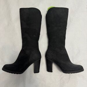 Timberland Black Heeled Boots